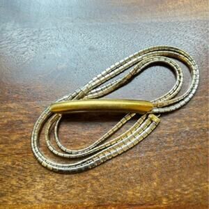 Vintage Judith Leiber Snake Chain Bar Belt – 70s- early 1980s, Rare, signed.